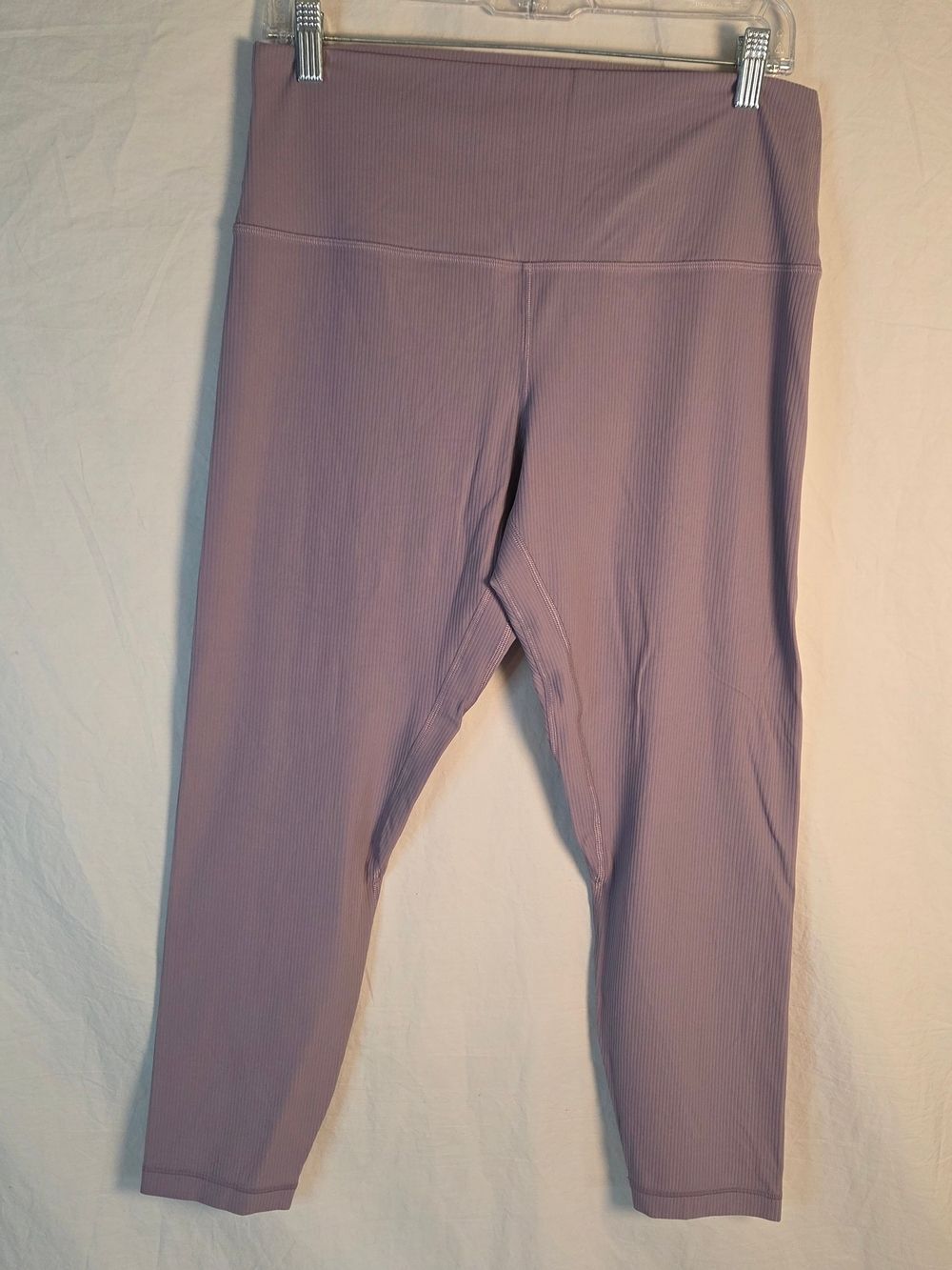 Lululemon W5FJTS Align Ribbed High-Rise Pant 25" Purple Ash Size 14 NWOT